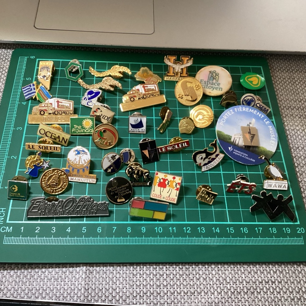 Big various pins lot as is